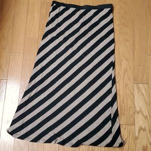 Lavish Black & Tan Skirt